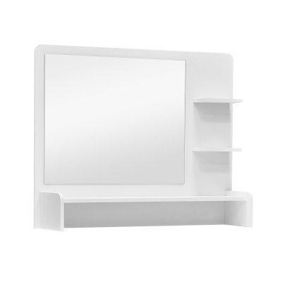 Надстройка для стола с полками и зеркалом Монако 47.32-01 (Олмеко)