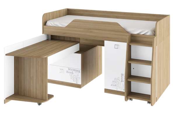Комбинированная кровать Оксфорд ТД-139.11.03 (Трия)