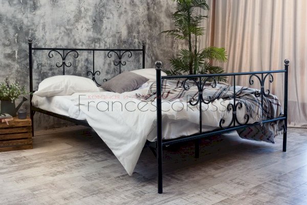 Кованая кровать Симона с 2 спинками (Francesco Rossi)